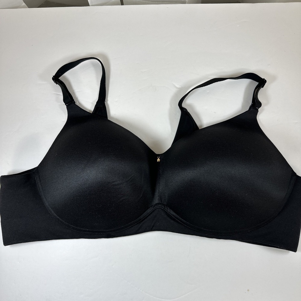 Cacique Lane Bryant Womans Bra Black Unlined Full Coverage No Wire 42C - Picture 1 of 16